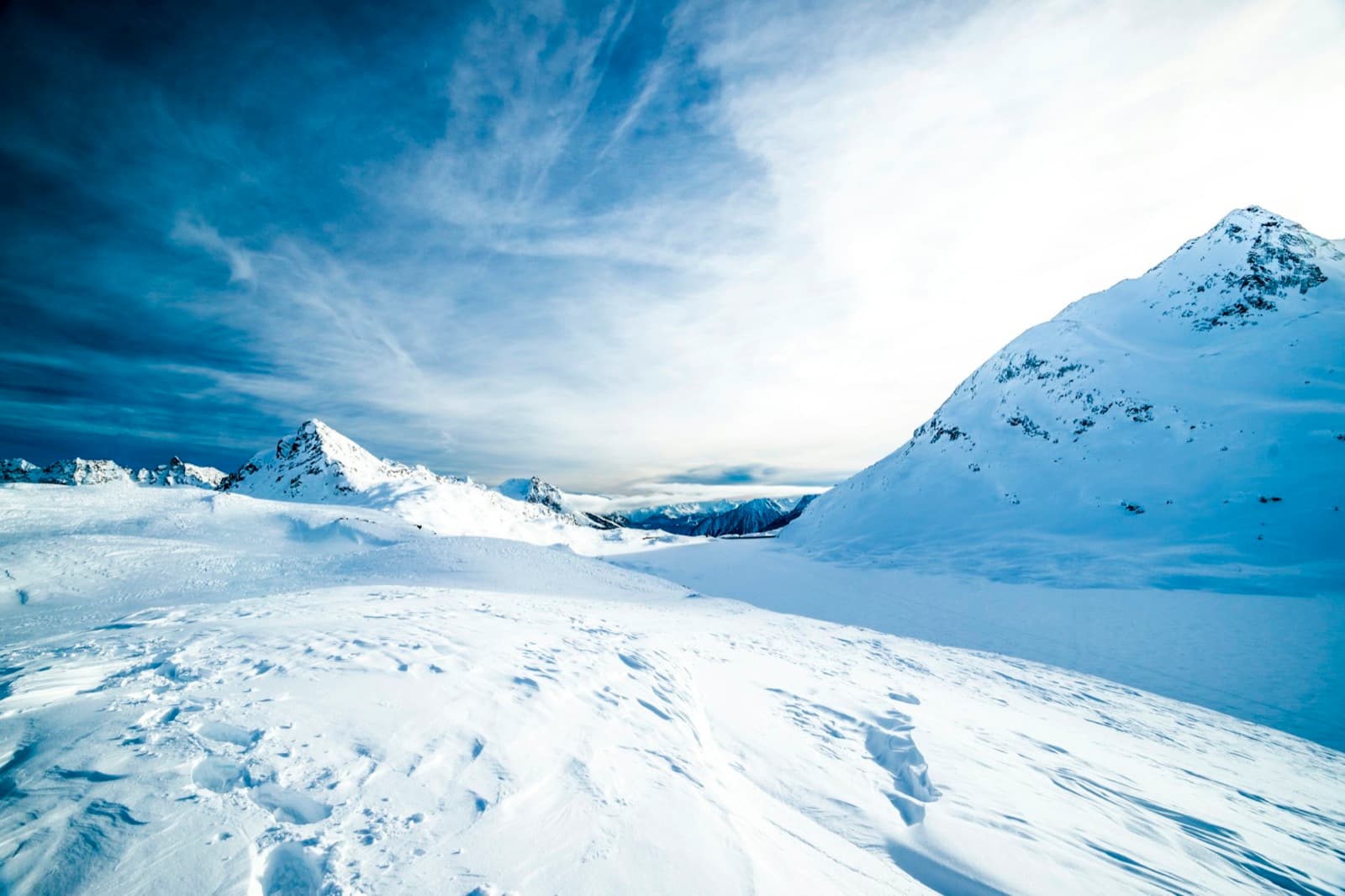 雪山の風景